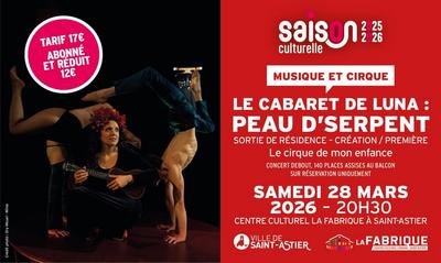 Spectacle &quot;Le Cabaret de Luna : peau d'serpent&quot;