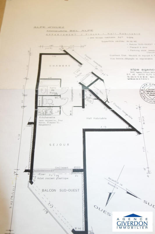 Appartement - 34 m² - 1 pièce