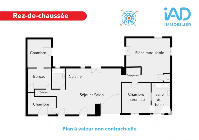 Maison - 138 m² - 6 pièces