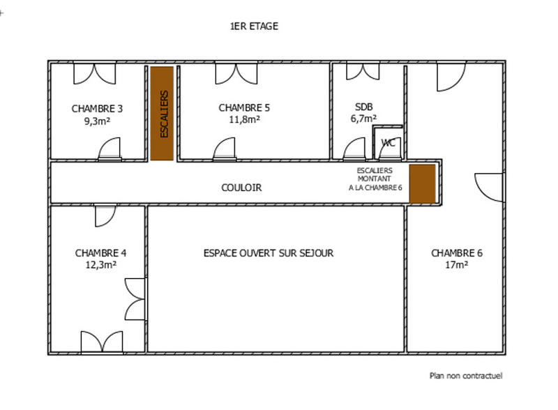 Maison - 200 m² - 7 pièces
