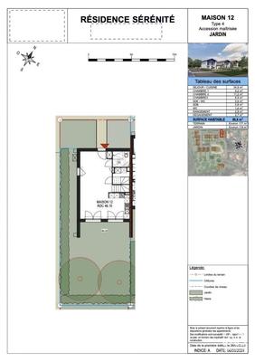 Maison - 80 m² - 4 pièces