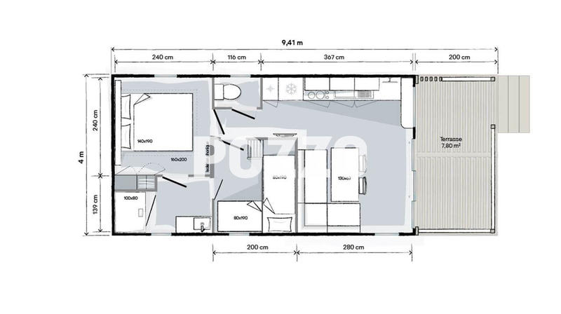 Maison - 28 m² - 3 pièces