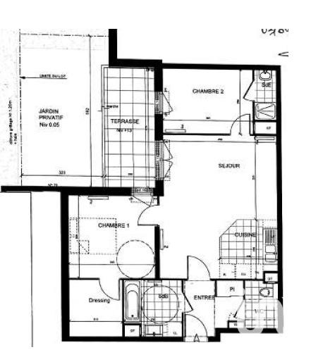 Appartement - 65 m² - 3 pièces