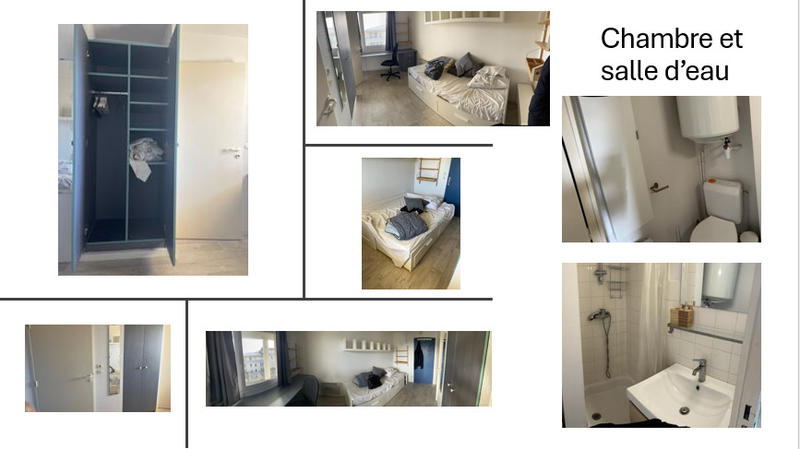 Studio - 15 m² - 2 pièces