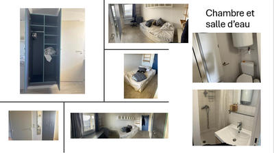 Studio - 15 m² - 2 pièces