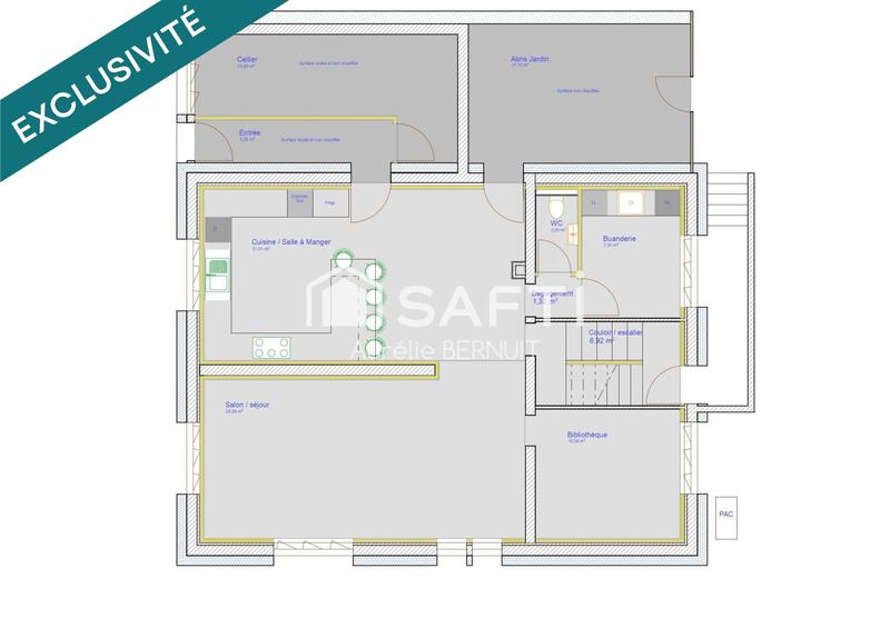 Maison - 163 m² - 8 pièces