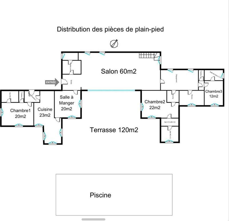 Maison - 436 m² - 8 pièces