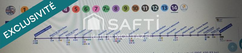 Appartement - 34 m² - 2 pièces