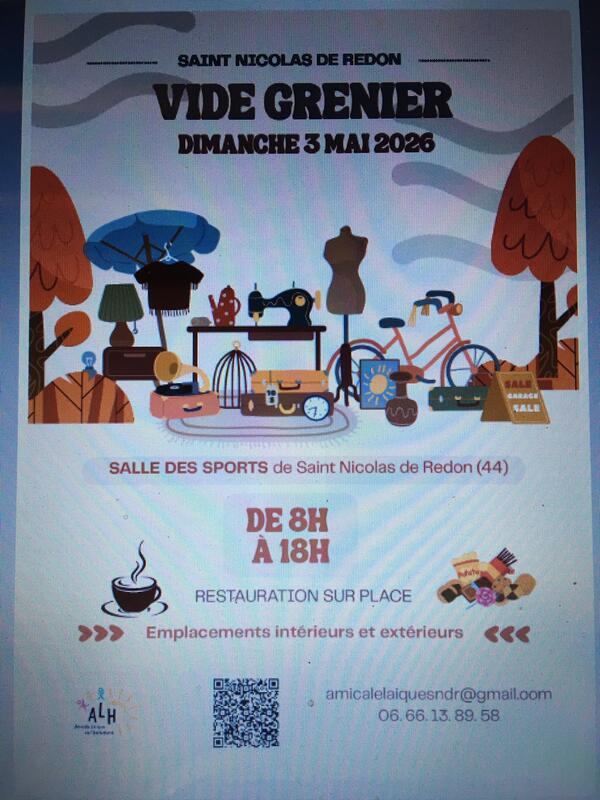 Vide-grenier de l'amicale laïque de l'herbinerie