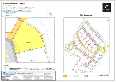 Terrain constructible - 547 m²