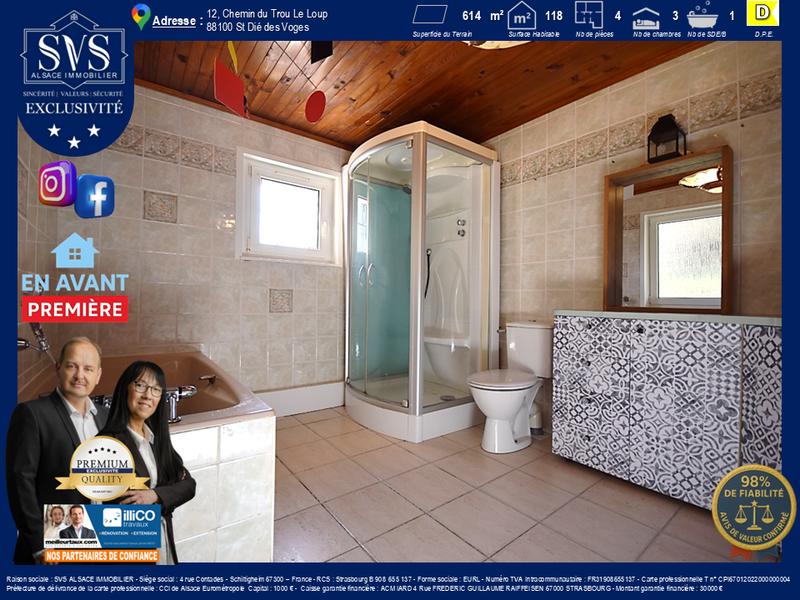 Maison - 118 m² - 4 pièces