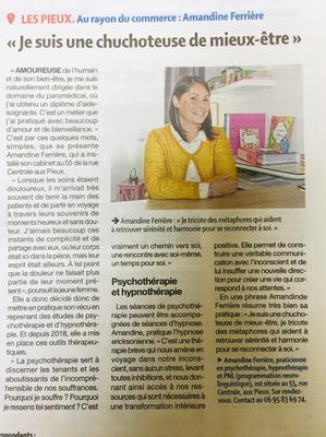 Amandine Ferriere Praticenne Psychothérapie Hypnothérapie