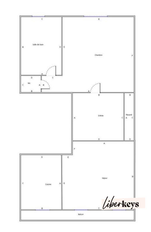 Appartement - 74 m² - 2 pièces