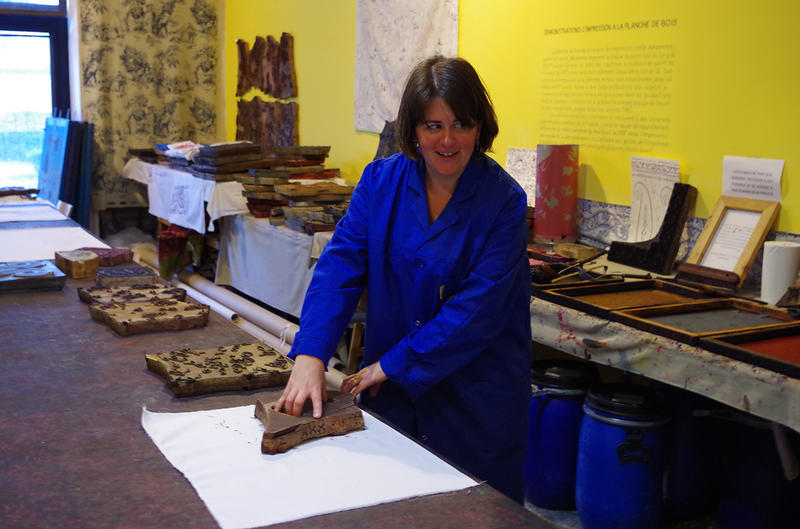 Stage d'impression à la planche