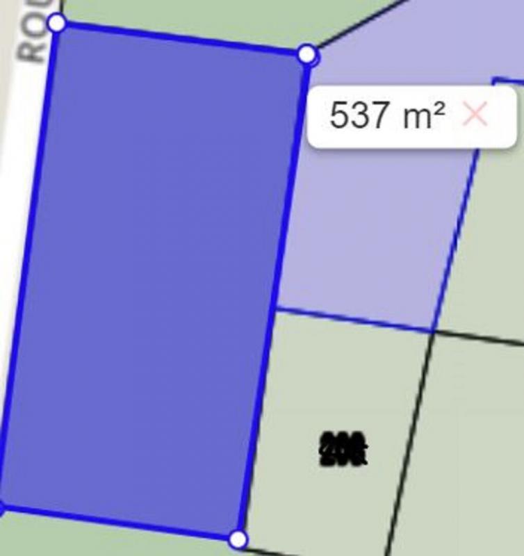 Terrain constructible - 500 m²
