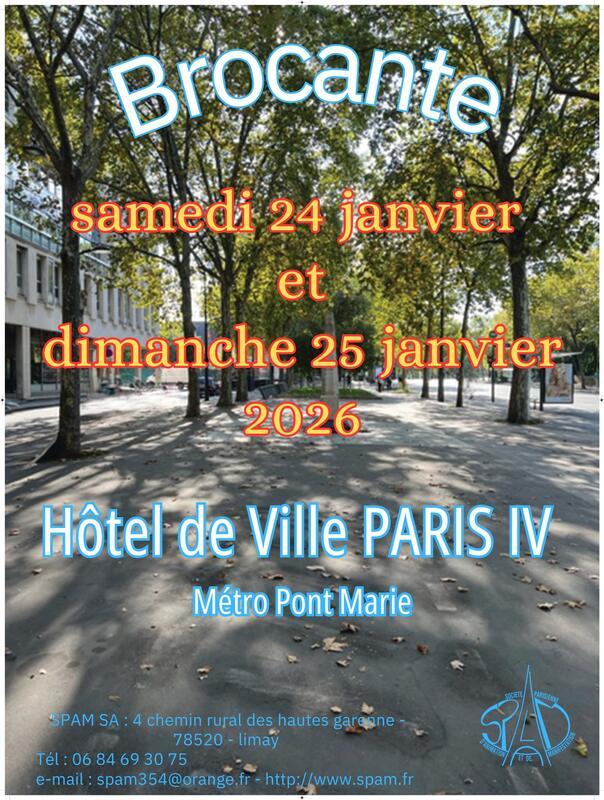 Brocante professionnelle hôtel de ville