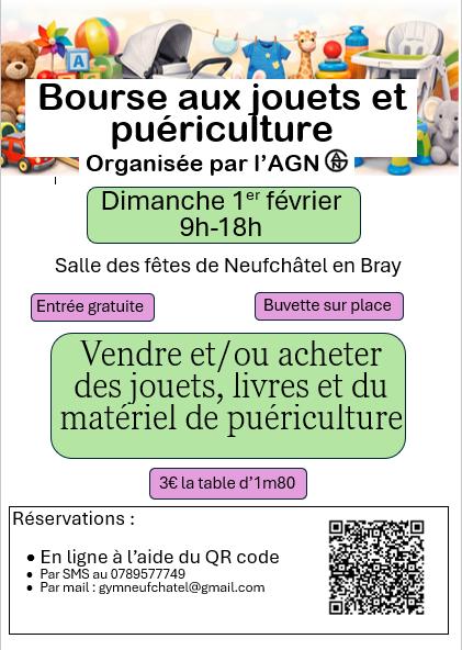 Bourse aux jouets et puériculture