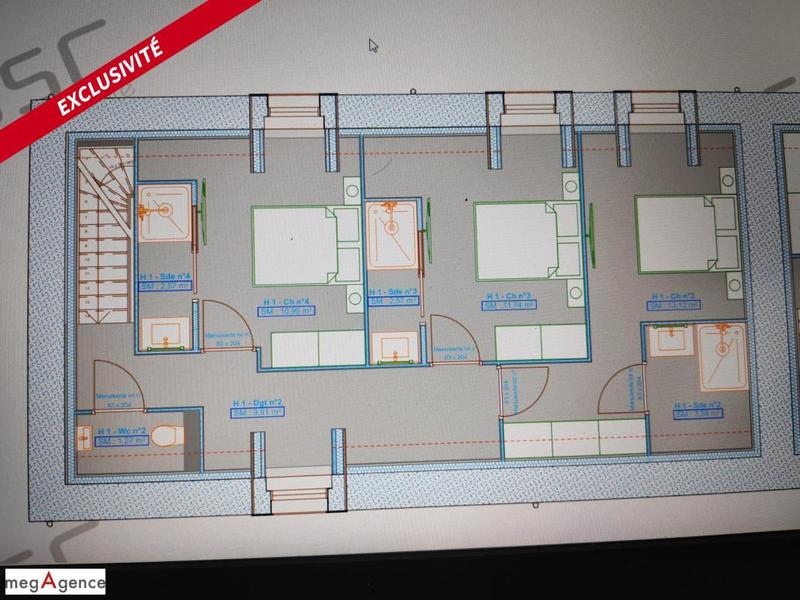 Maison - 116 m² - 5 pièces