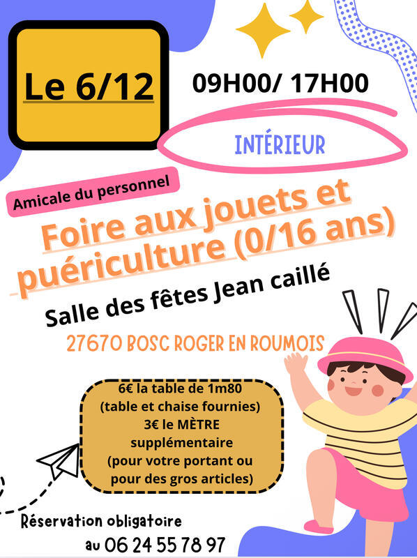 Foire aux jouets et puériculture