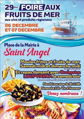 29ème Foire aux fruits de mer, vins et produits régionaux