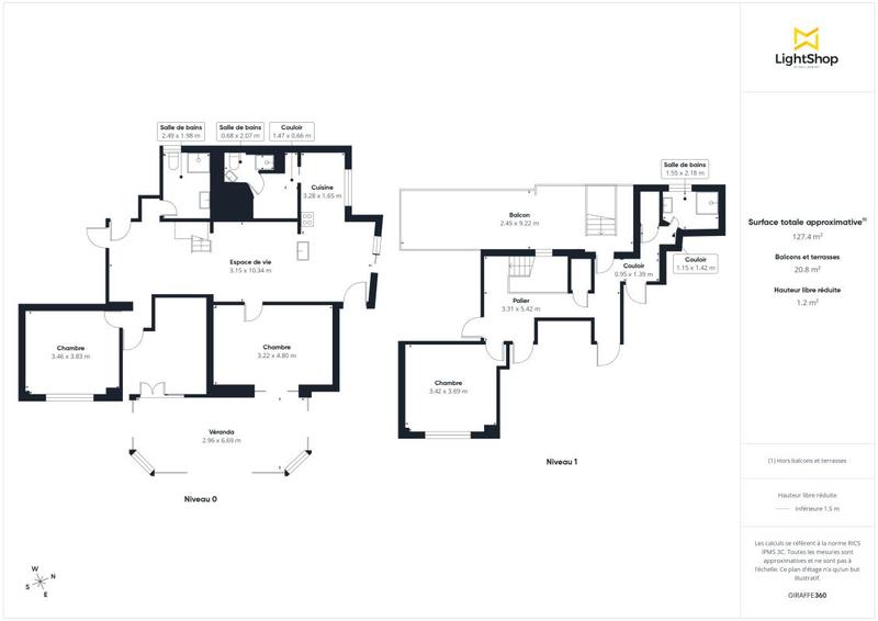Maison - 220 m² - 10 pièces