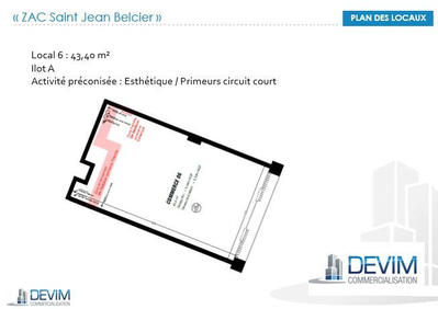 Local commercial - 43 m²