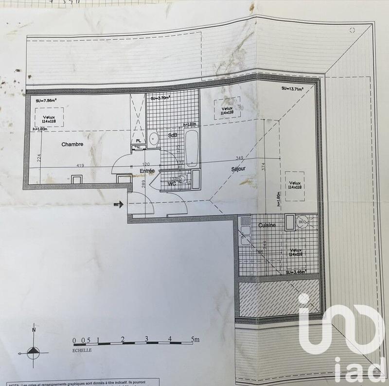 Appartement - 65 m² - 2 pièces