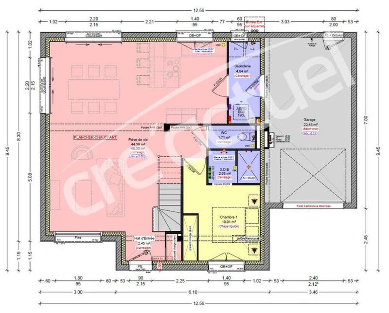 Maison - 122 m² - 6 pièces