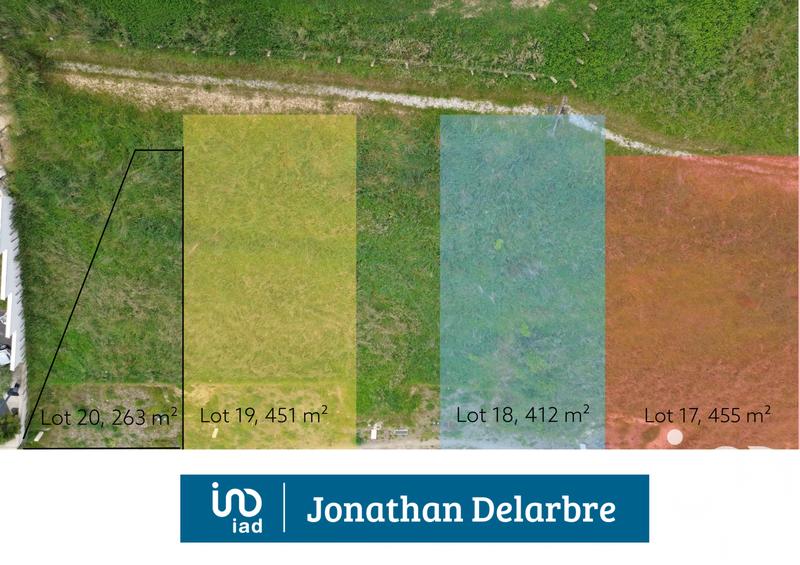 Terrain - 455 m²