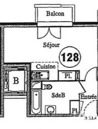 Appartement - 31 m² - 1 pièce