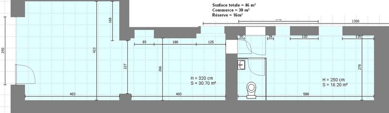 Local commercial - 46 m²