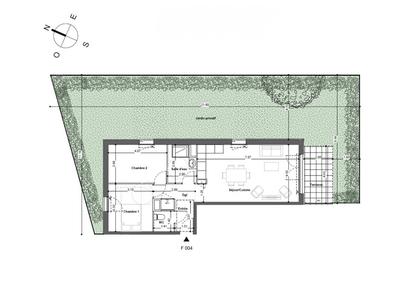 Appartement - 62 m² - 3 pièces