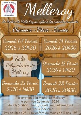 Le théâtre de Melleroy au rythme des comédies musicales