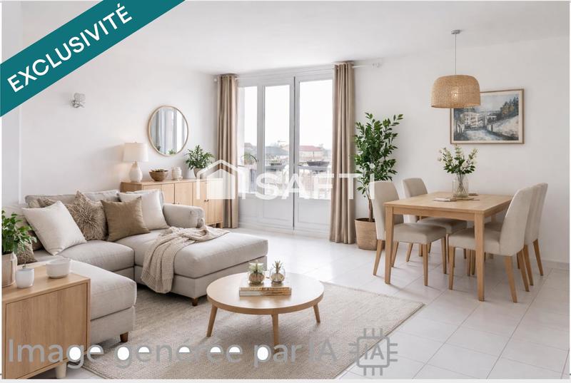 Appartement - 64 m² - 3 pièces