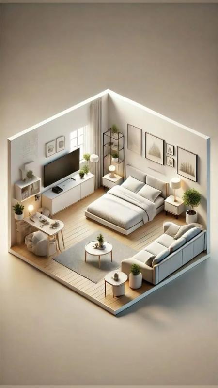 Appartement - 32 m² - 1 pièce