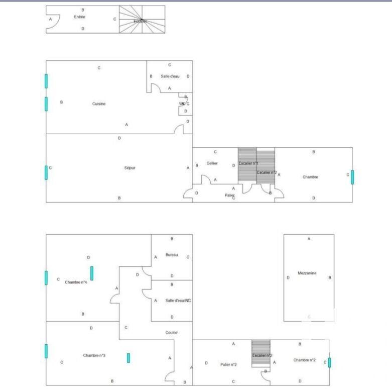 Maison de village - 137 m² - 5 pièces