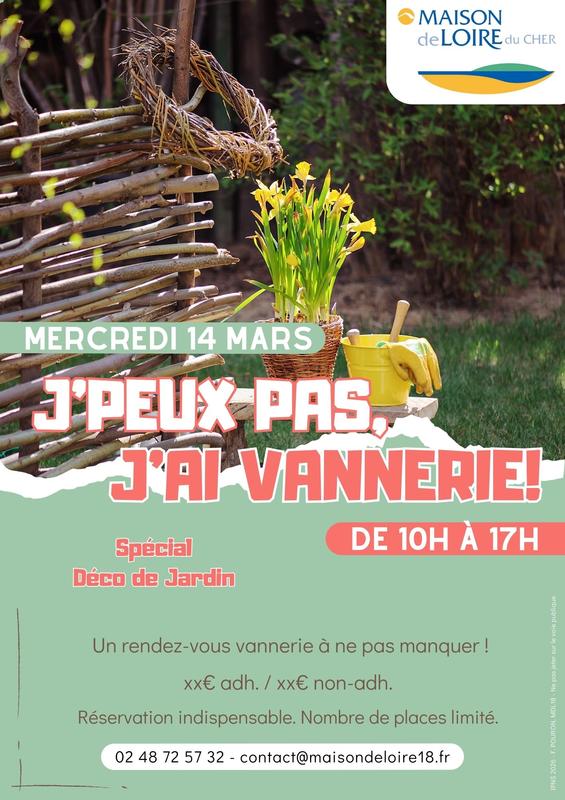 Atelier Vannerie : "Spécial déco de jardin"