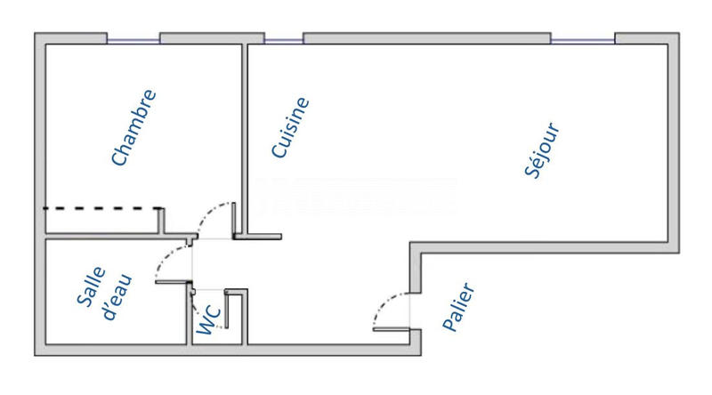 Appartement - 47 m² - 2 pièces