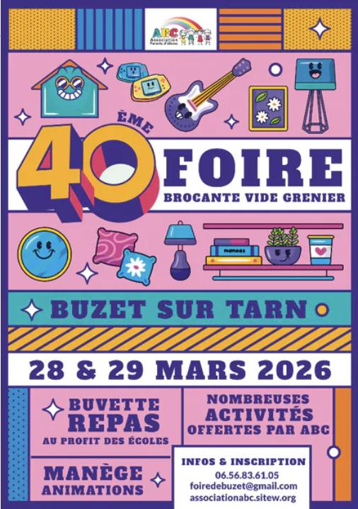 40ème foire brocante vide grenier