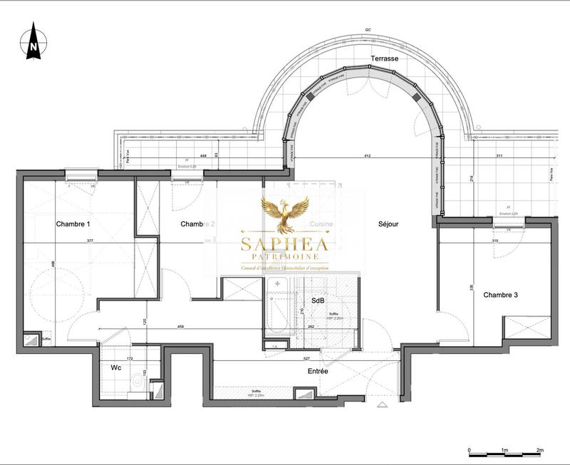 Appartement - 80 m² - 4 pièces