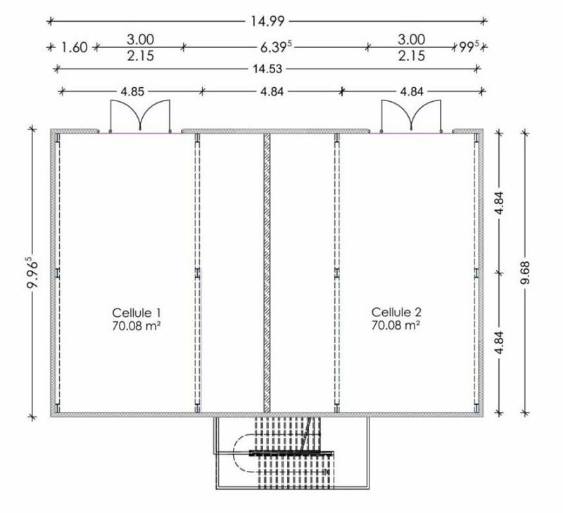 Local commercial - 70 m²