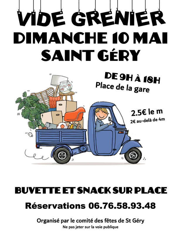 Vide-greniers à Saint-Géry