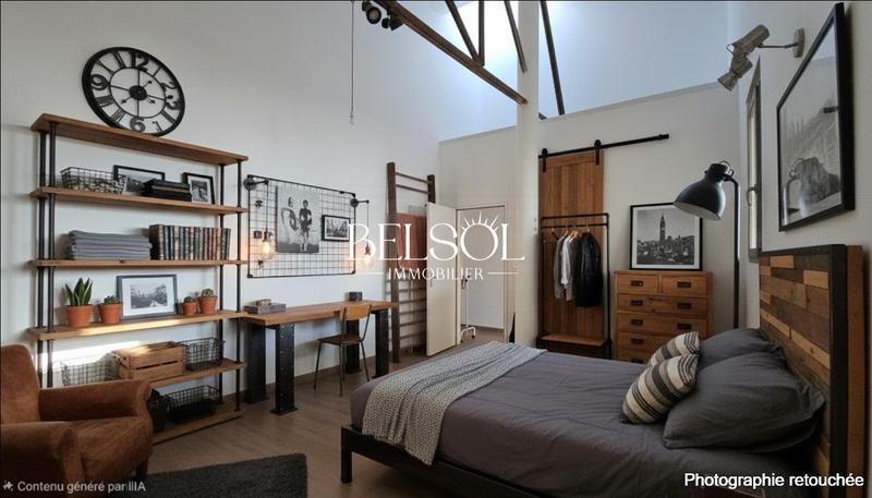 Loft - 100 m² - 3 pièces