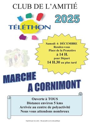 Marche au profit du téléthon 2025