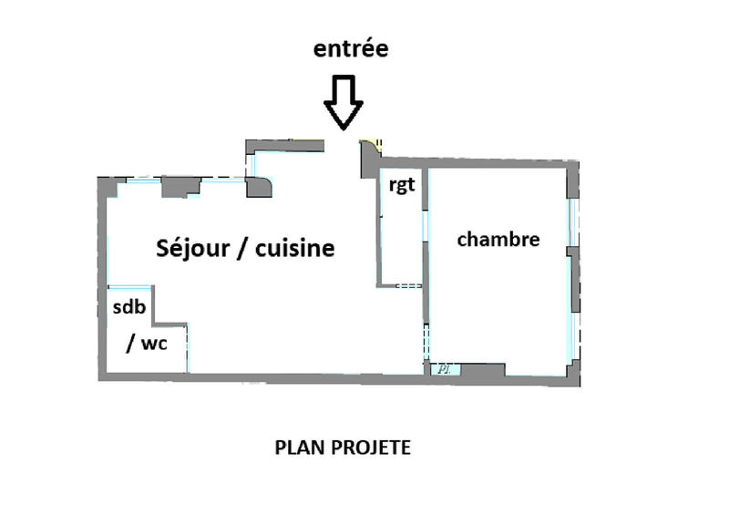 Appartement - 49 m² - 2 pièces