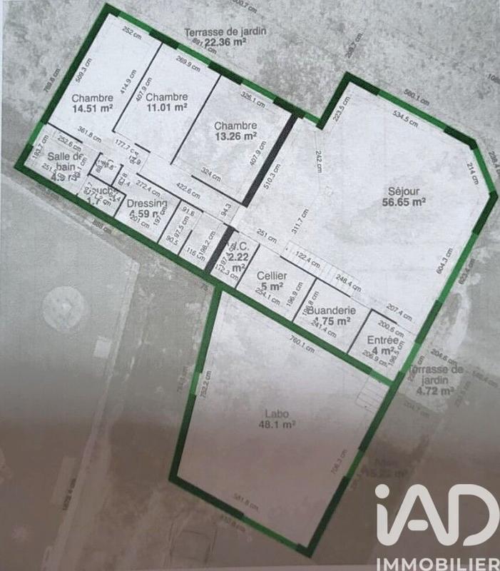 Maison - 136 m² - 4 pièces