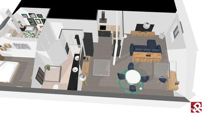 Appartement - 54 m² - 3 pièces