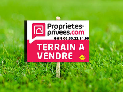 Terrain constructible - 1 209 m²