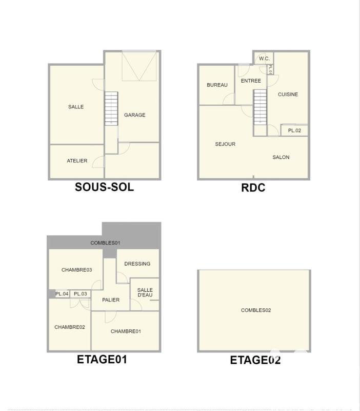 Maison - 104 m² - 5 pièces