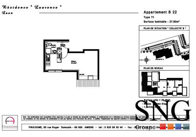 Appartement - 28 m² - 1 pièce